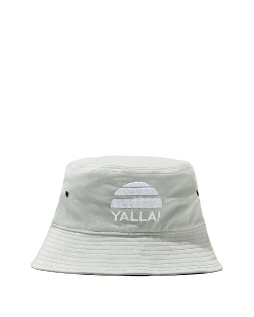 SER.O.YA Gray Yalla Logo-Embroidered Hat