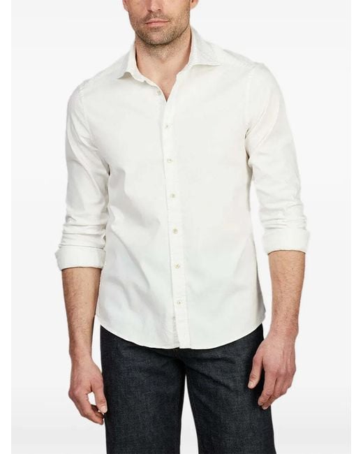 Stenstroms Natural Button-Fastening Shirt for men