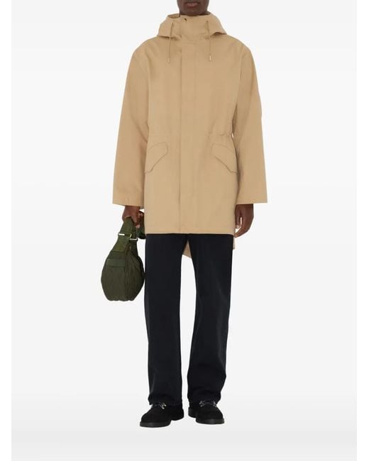 Burberry Natural Bonded Gabardine Parka for men