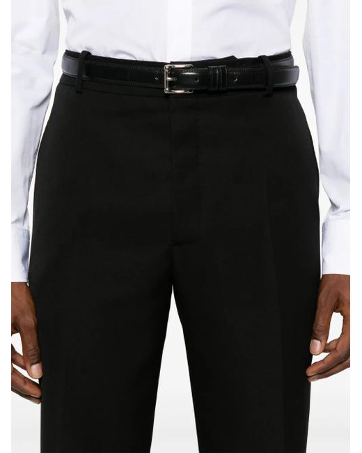 McQueen Blue Slim-fit Tailored Trousers for men