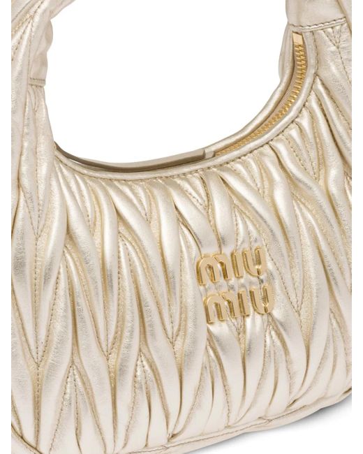 Miu Miu Metallic Wander Handtasche