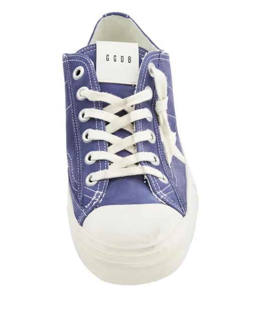 Golden Goose Deluxe Brand Blue V-Star 2 Low-Top Sneakers for men