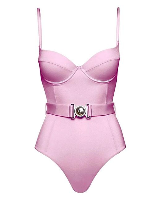 SOFIA ERHAN ベルテッド ワンピース水着 Pink