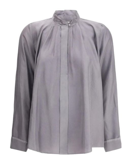 Forte_forte Purple Silk Shirt