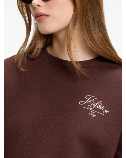 Sweat À Imprimé Graphique HUGO en coloris Brown