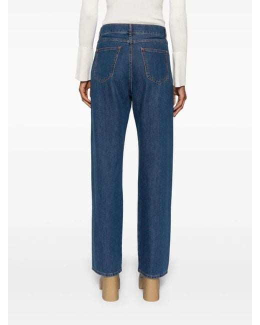 P.A.R.O.S.H. Blue Cigan Straight Jeans