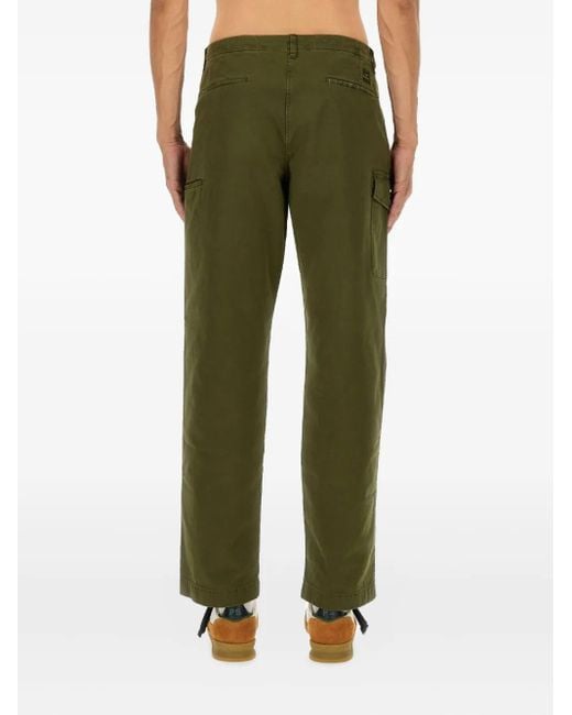 Paul Smith Green Cargo Pocket Trousers for men