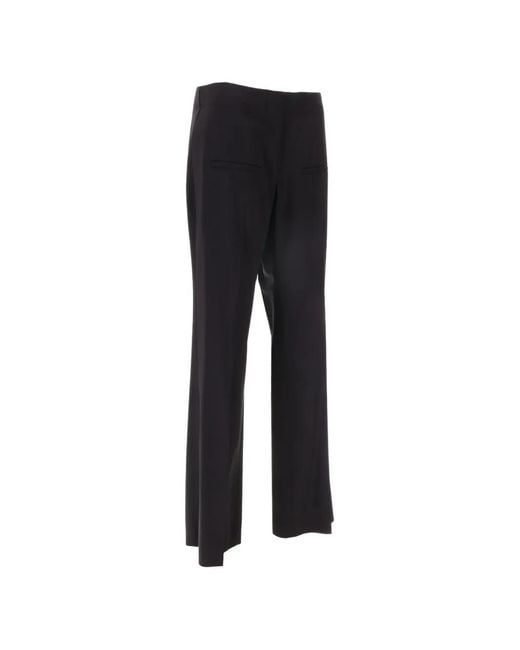 J.W. Anderson Black Front-Slit Straight-Leg Trousers