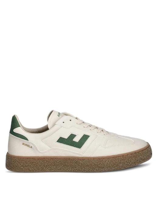 Flamingos White Burela Bold Logo-Appliqué Sneakers