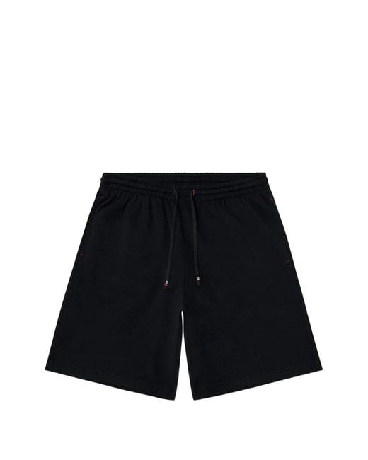 DIESEL Black Drawstring Shorts for men