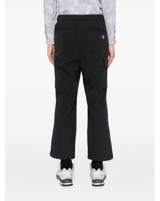 メンズ SPORT b. by agnès b. ロゴパッチ パンツ Black