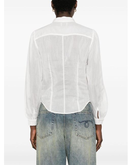 Isabel Marant Button-up Blouse in het White
