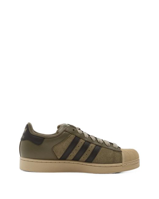 Adidas Green Superstar Ii Sneakers