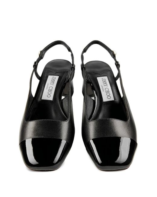 Pumps Elisa Con Cinturino Posteriore 45Mm di Jimmy Choo in Black