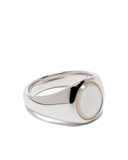 Tom Wood Gray Kim Mother-Of-Pearl Ring