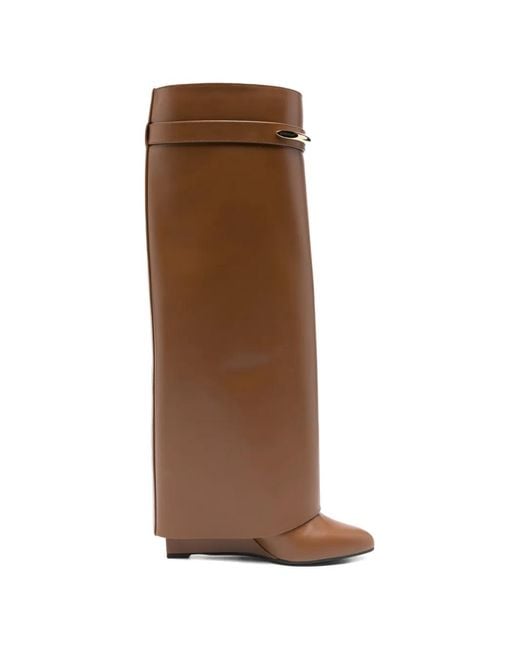 Givenchy Brown Tone Wedge Heels