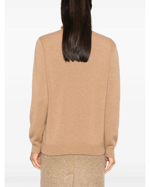 Fabiana Filippi Natural Fabula-Buttons Cashmere Sweater