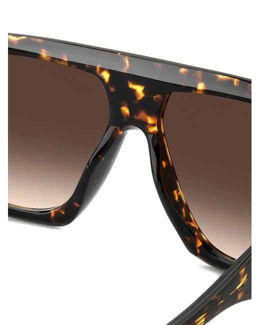 Victoria Beckham Gray Square-Frame Sunglasses