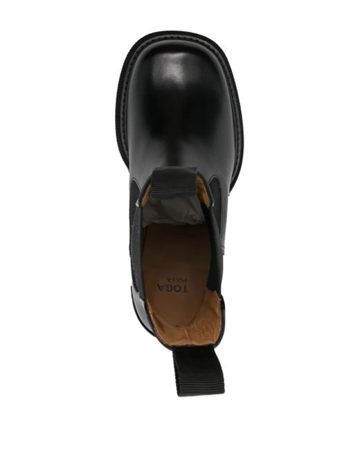 Toga Black 95Mm Leather Boots