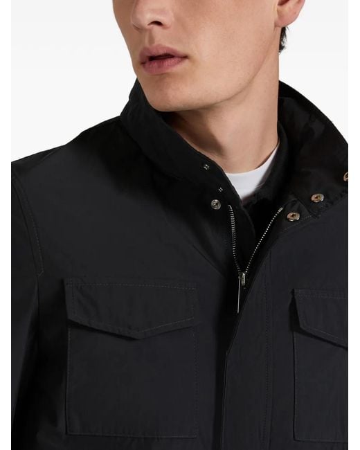 Slowear Black Field Jacket for men