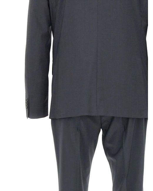 メンズ Corneliani ウール スーツ Black