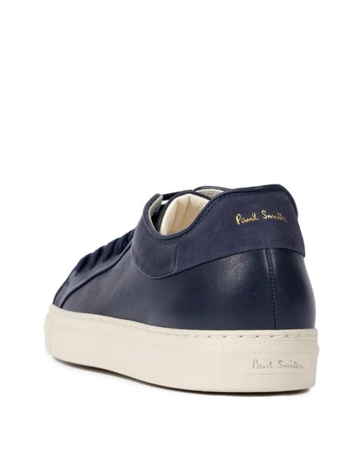 Paul Smith Blue Suede Panel Sneakers for men