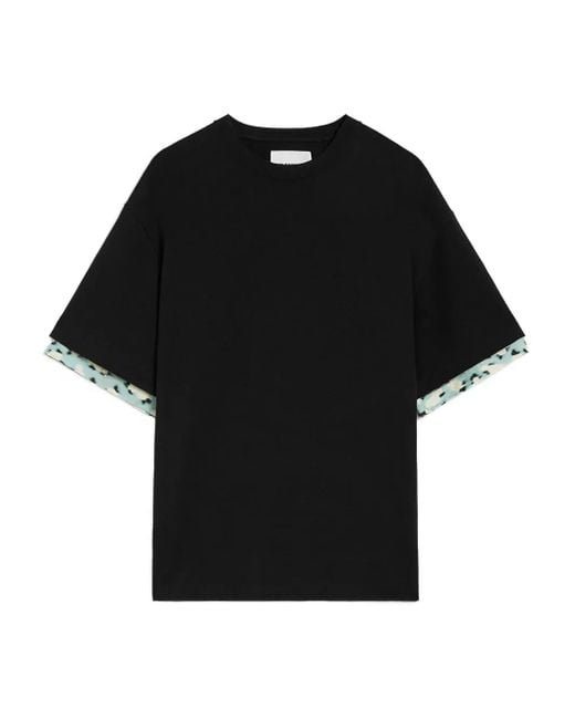 Jil Sander Black Cotton Crew-Neck T-Shirt for men