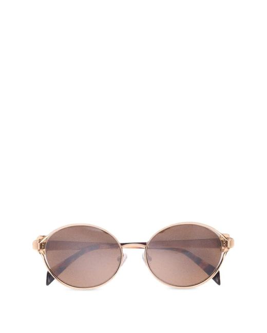 Maje Pink Flower Round-Frame Sunglasses