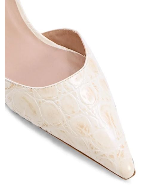 Notabene White Elsa Pumps