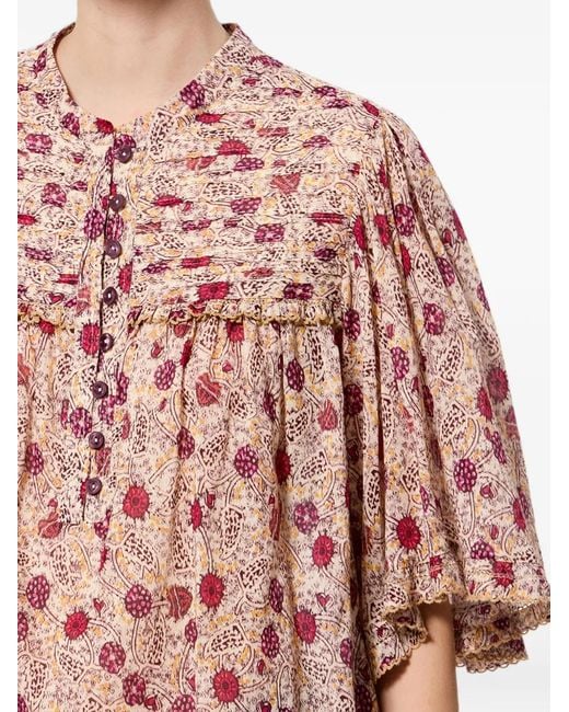 Isabel Marant Pink Douna Top
