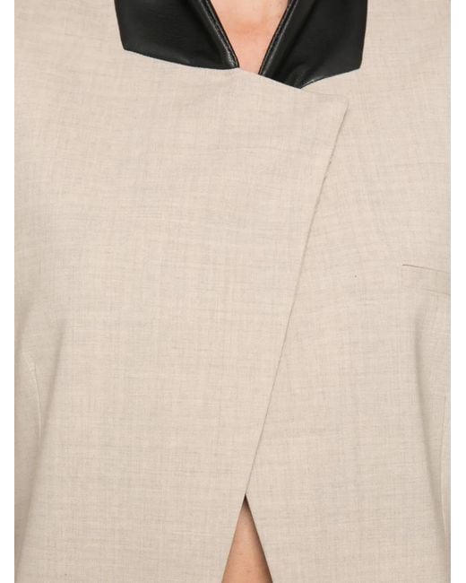 Esse Studios Natural Alessio Wrap Blazer