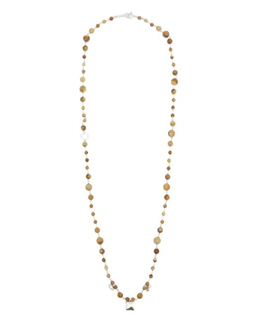 Isabel Marant White Long Necklace for men