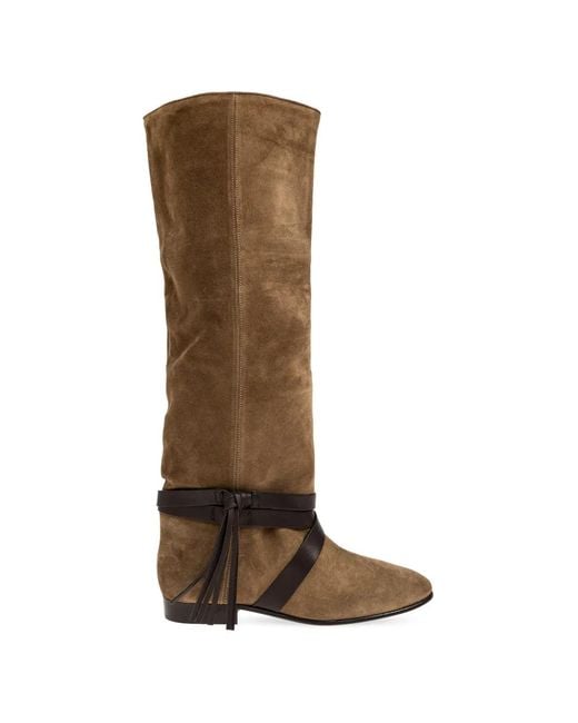Isabel Marant Brown Silmon Knee-High Boots