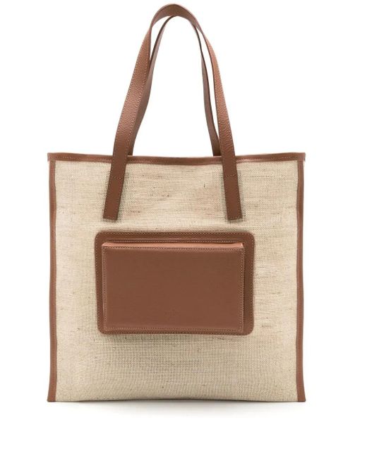 MISCI バイカラー トートバッグ Natural