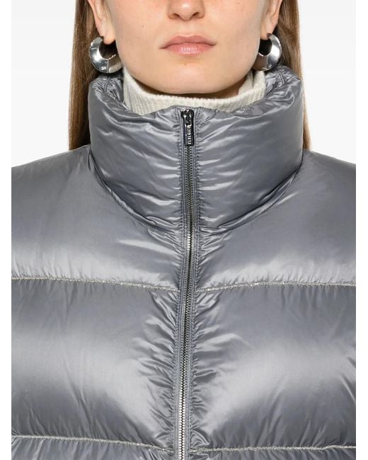 Peserico Gray Down Jacket