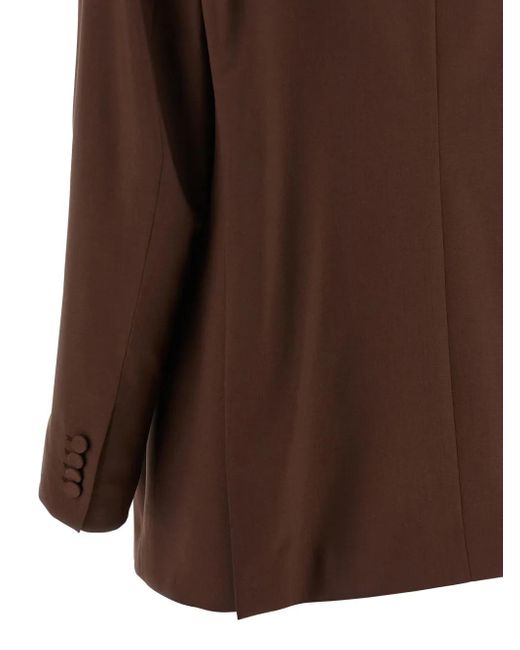 ARMARIUM Brown Double-Breasted Blazer
