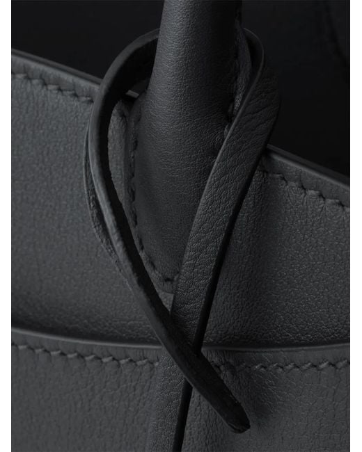 Prada Black Prelude Large Leather Handbag