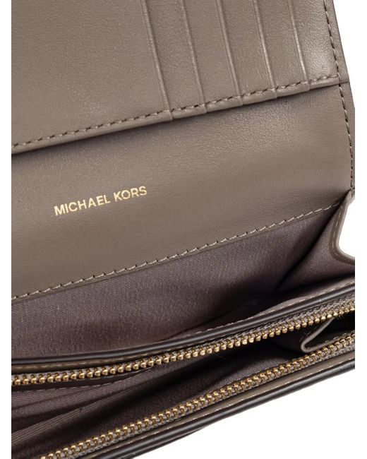 Michael Kors Gray Leather Wallet