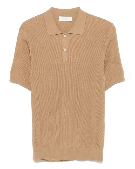 メンズ Mauro Ottaviani ニット ポロシャツ Natural
