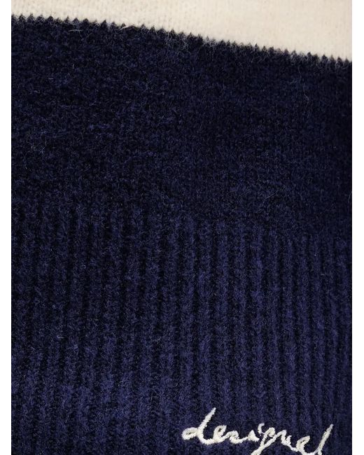 Desigual Blue Striped Sweater