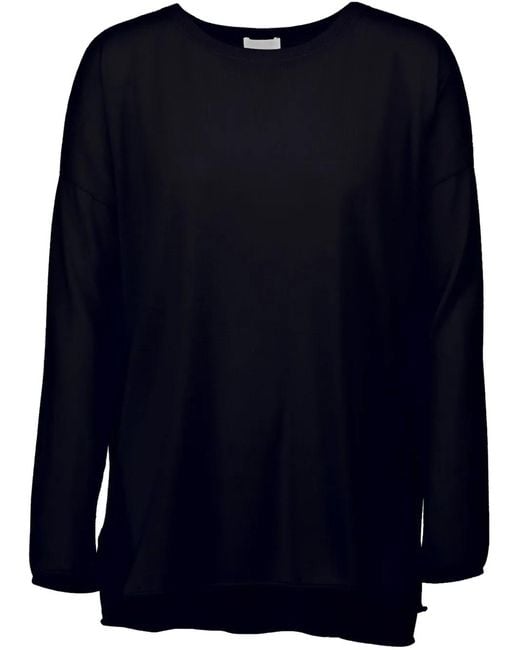 Allude Blue Round-Neck Jumper