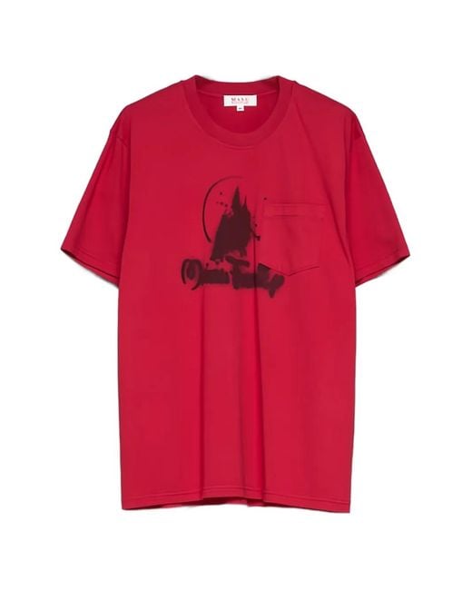 MASU Red Castle Pocket T-Shirt
