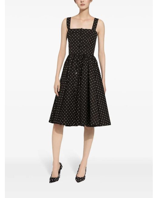 Dolce & Gabbana Black Midi Dresses
