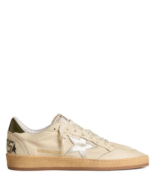 Golden Goose Deluxe Brand Natural Ball Star With-Tone Leather Star And Leather Heel Tab Sneakers for men