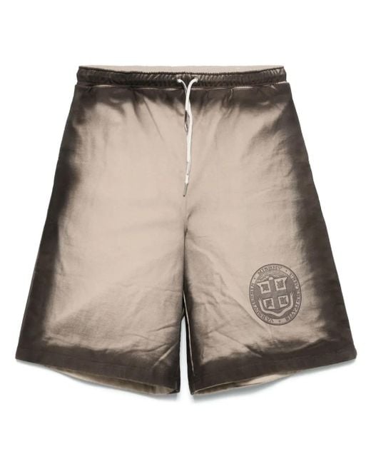 M I S B H V Natural Gradient Shorts With Elastic Waistband for men
