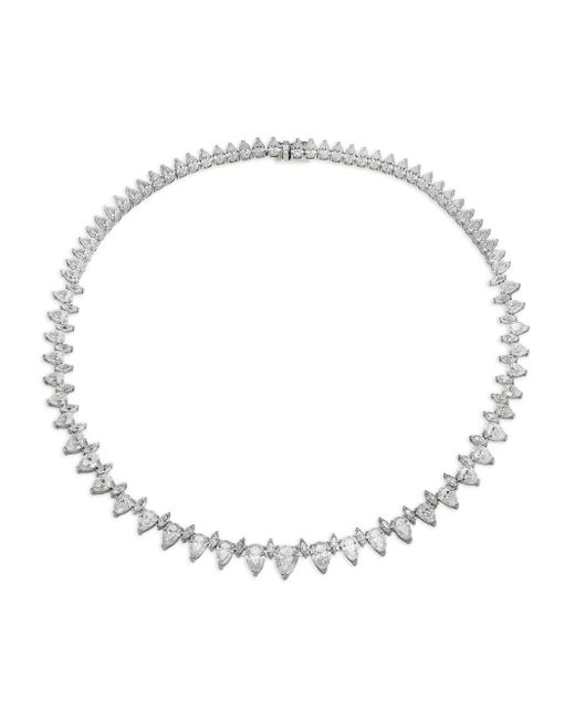 Anabela Chan Love And Tears Eternity Halsketting Met Diamant in het White