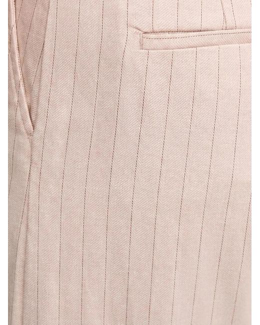 Benetton Pink Striped Trousers