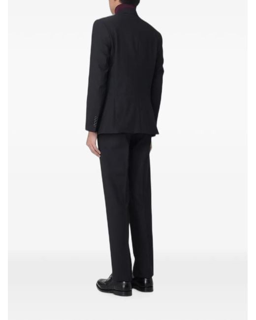 Colamarino Blue Notch-Lapel Single-Breasted Suit for men