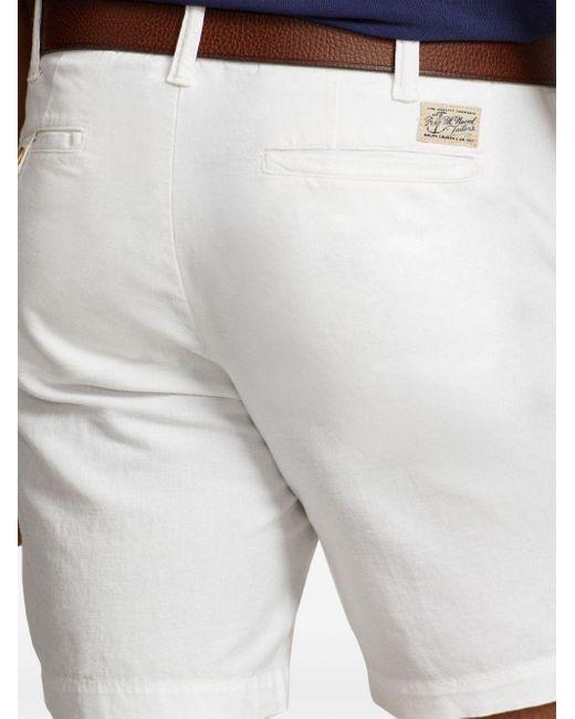 Polo Ralph Lauren Chino Shorts Met Logo-applicatie in het White voor heren
