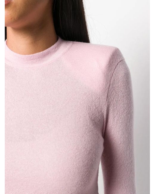 Unravel Project Pink Destroyed Detail Jumper